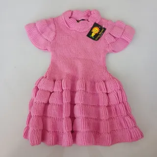 پیراهن بافت دخترانه