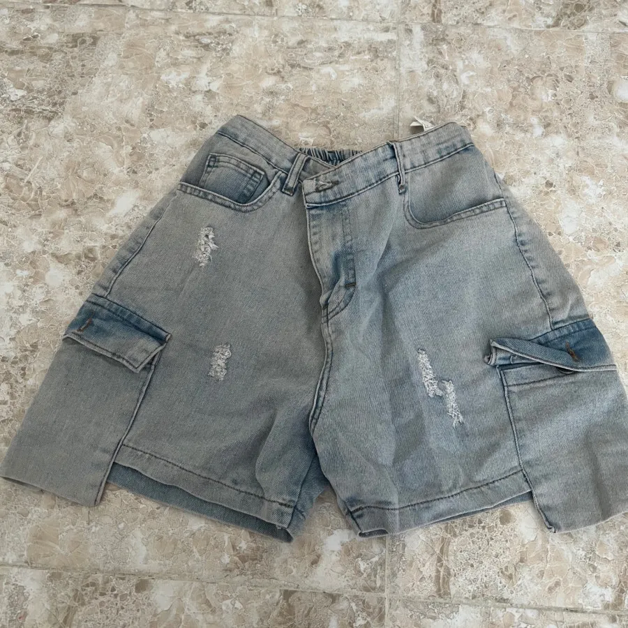 شورتک جین کمر کش