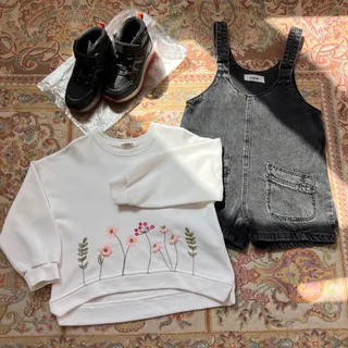 ست دخترانه در حد نو نو