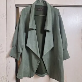 مانتو سوییت سبز جلوباز