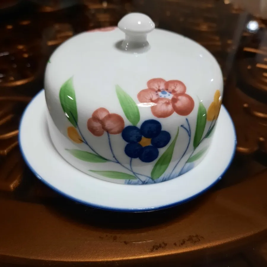 ظرف سرو کره و پنیر سرامیک