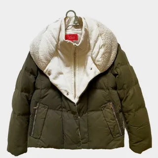 کاپشن پافر خزدار تدی