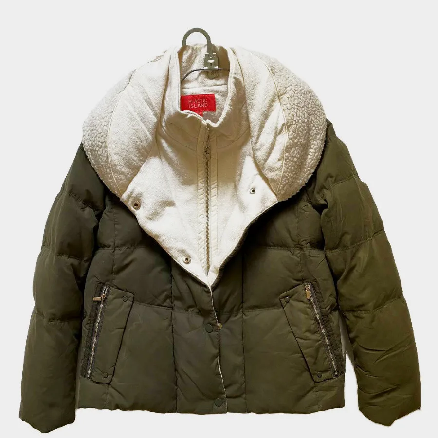 کاپشن پافر خزدارتدی ضخیم