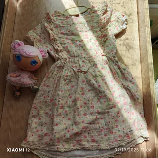 پیراهن موسلین نیوبای2-4سا