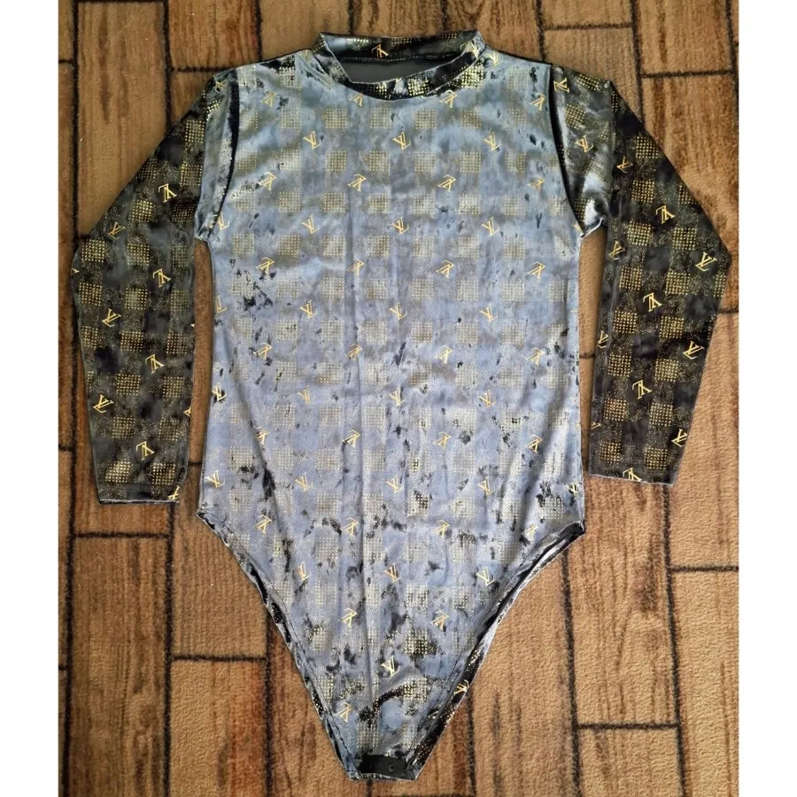 بادی مخمل طرح دار