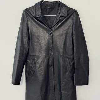 پالتو چرم بلند