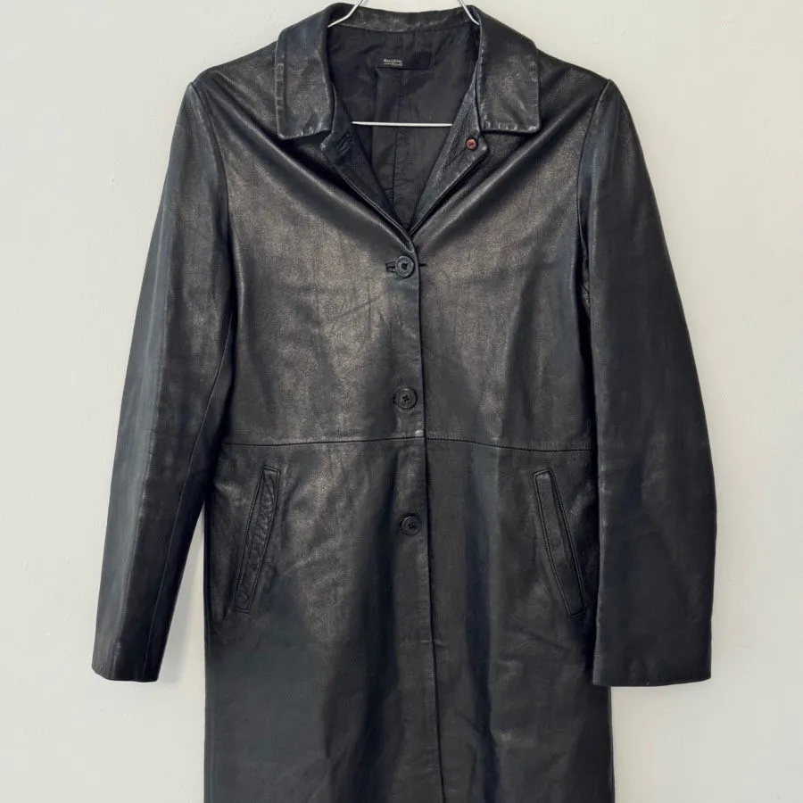 پالتو چرم بلند