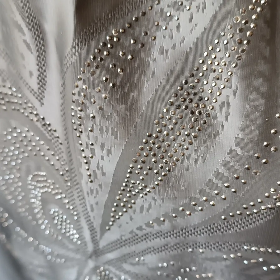 چادر نگین دار مشکی مشکی