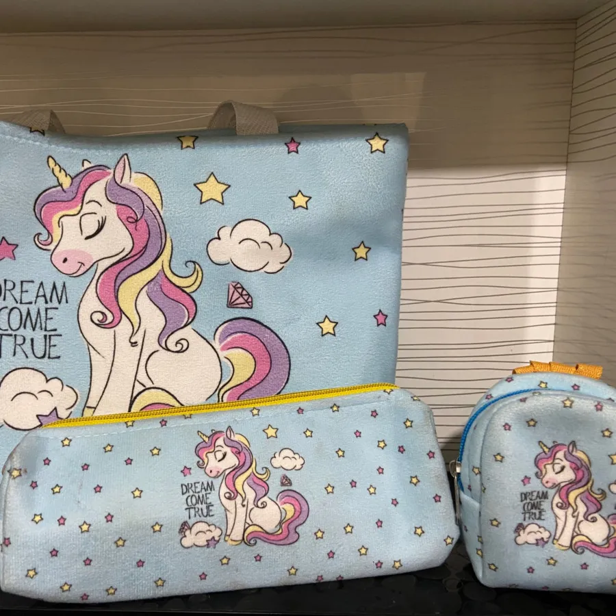 ست سه تیکه کیف یونیکورن