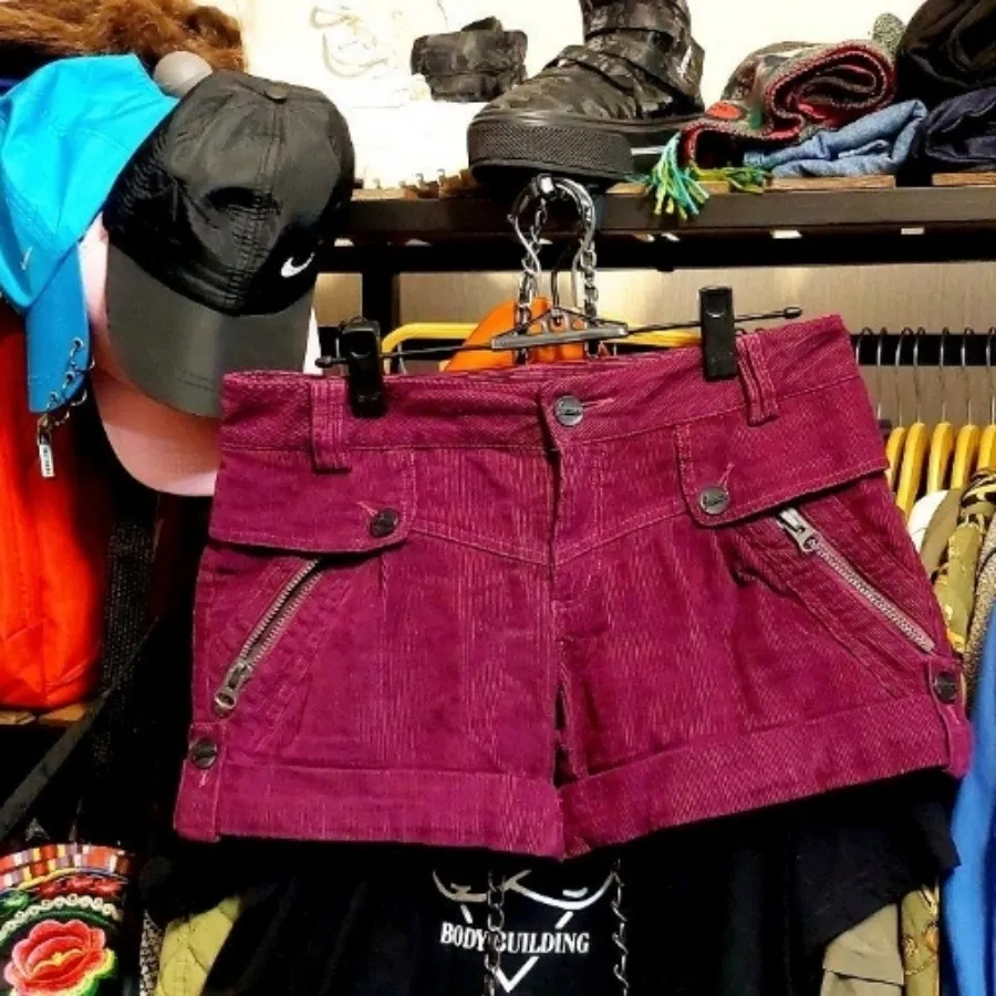 شلوارک مخمل کبریتی