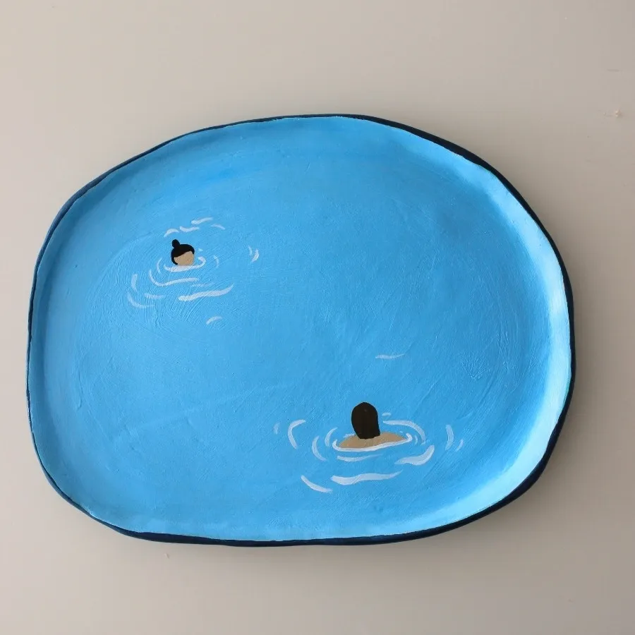 بشقاب دفرمه (سفالی)