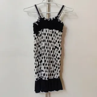 تاپ سفید مشکی