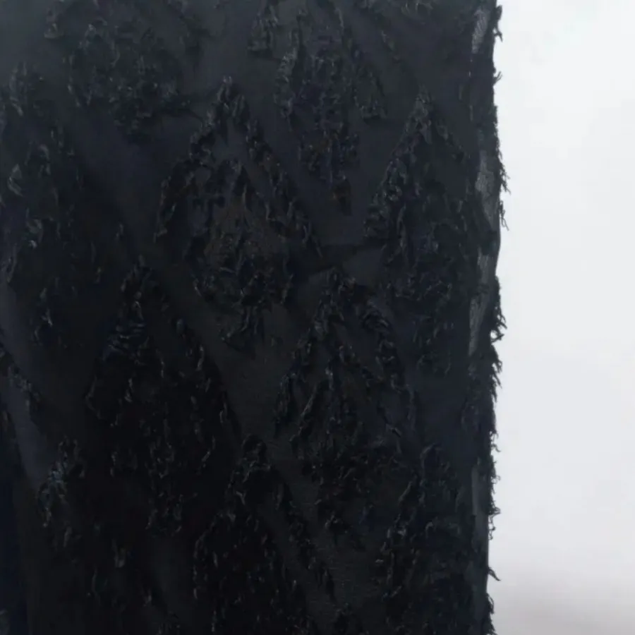 شال مشکی طرحدار