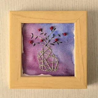 سوزن‌دوزی قاب شده