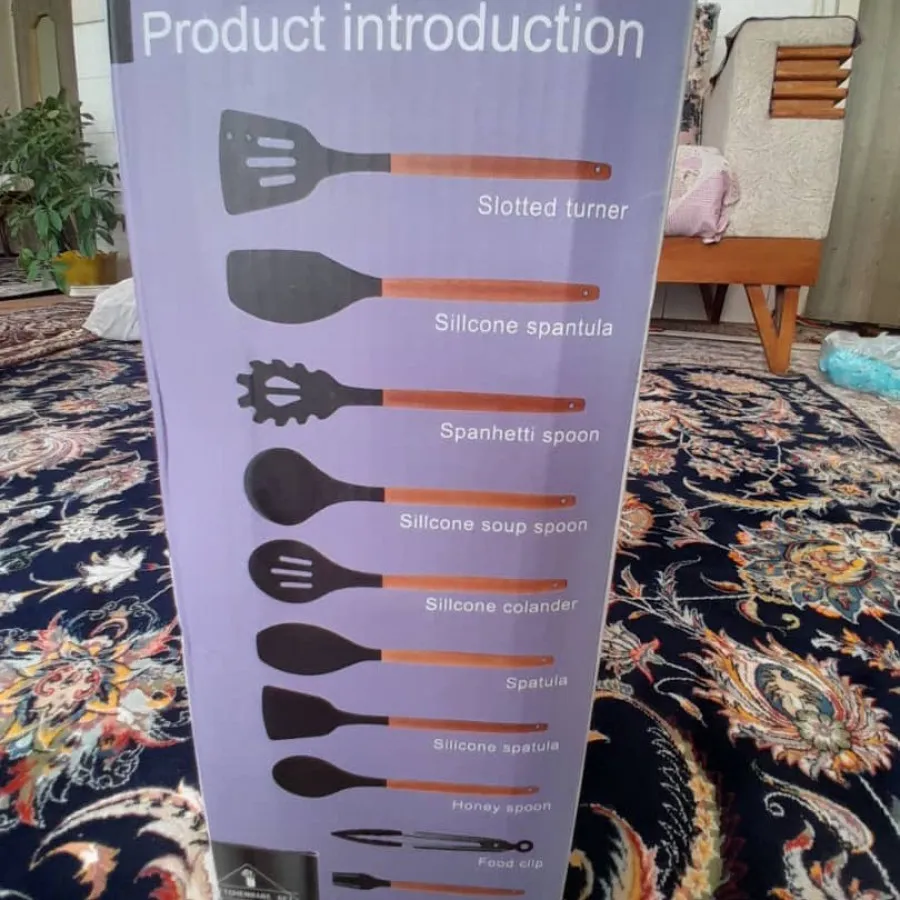 ست کف گیر ملاقه سیلیکونی