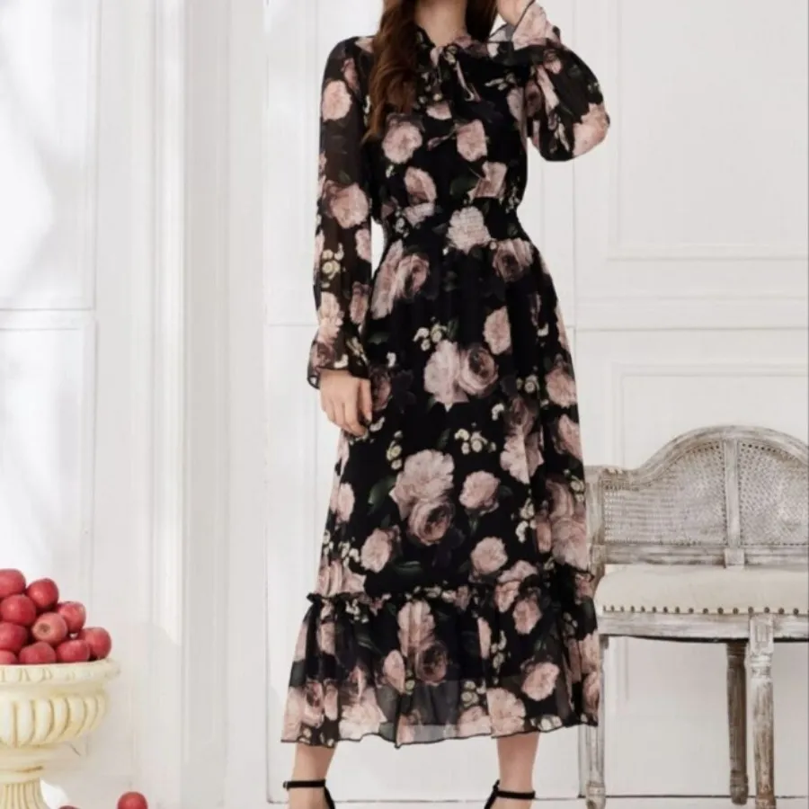 پیراهن جنس کرپ حریر