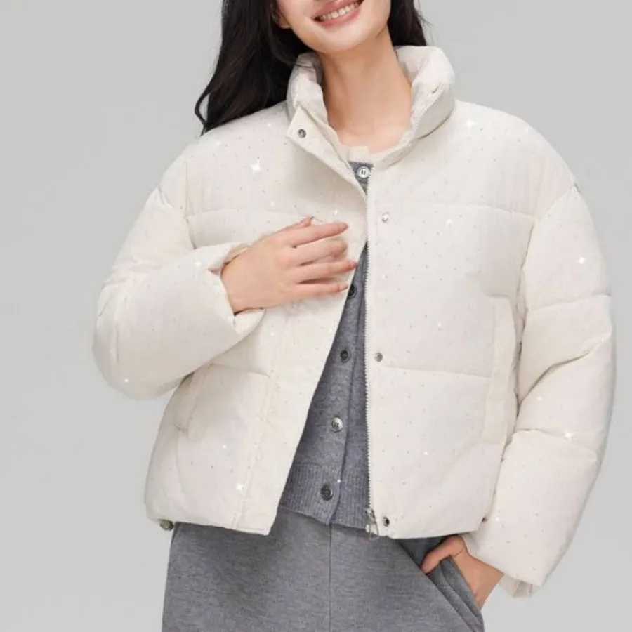 کاپشن نگین دار