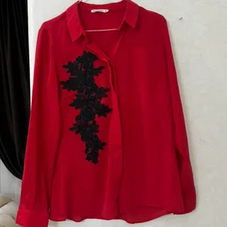 شومیز حریر برند ساتین