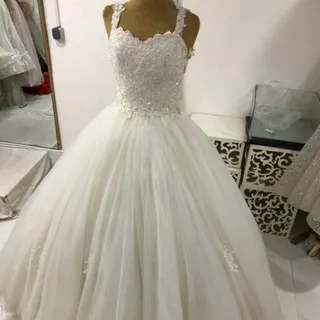 لباس عروس پشت کریستالی