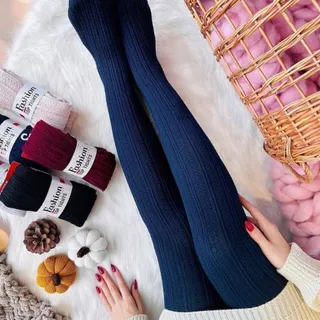 جوراب شلواری گندمی بافت