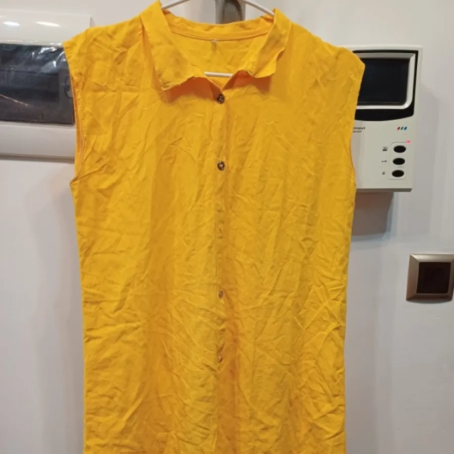 تاپ بلند دکمه دار