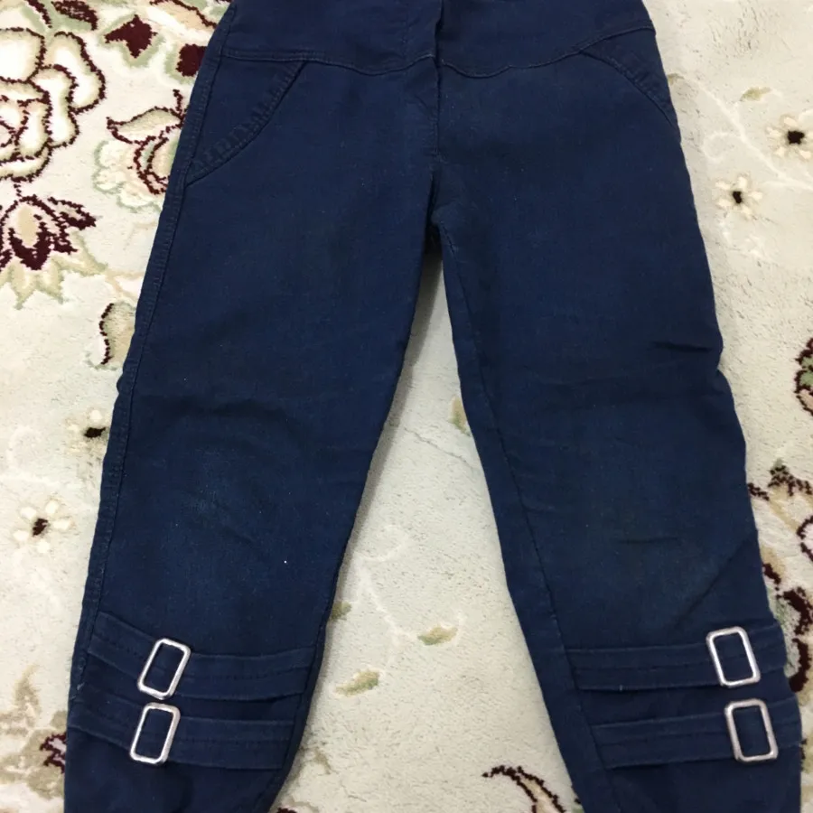 شلوار کتان کشی دخترانه