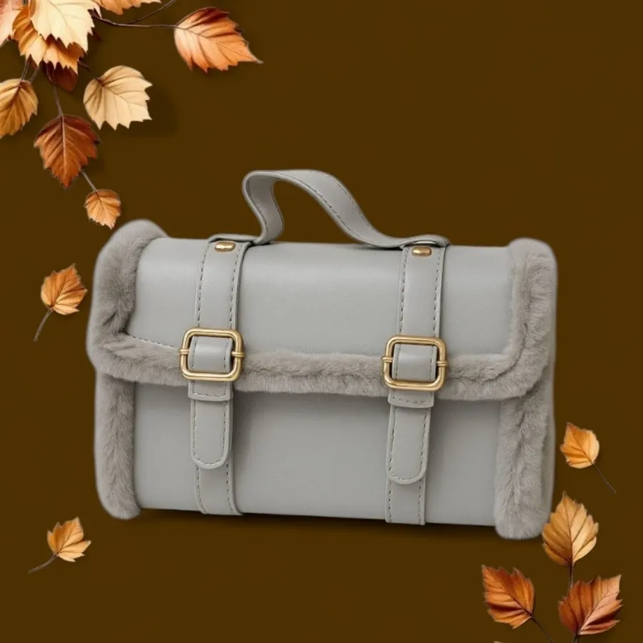 کیف برند خزدار