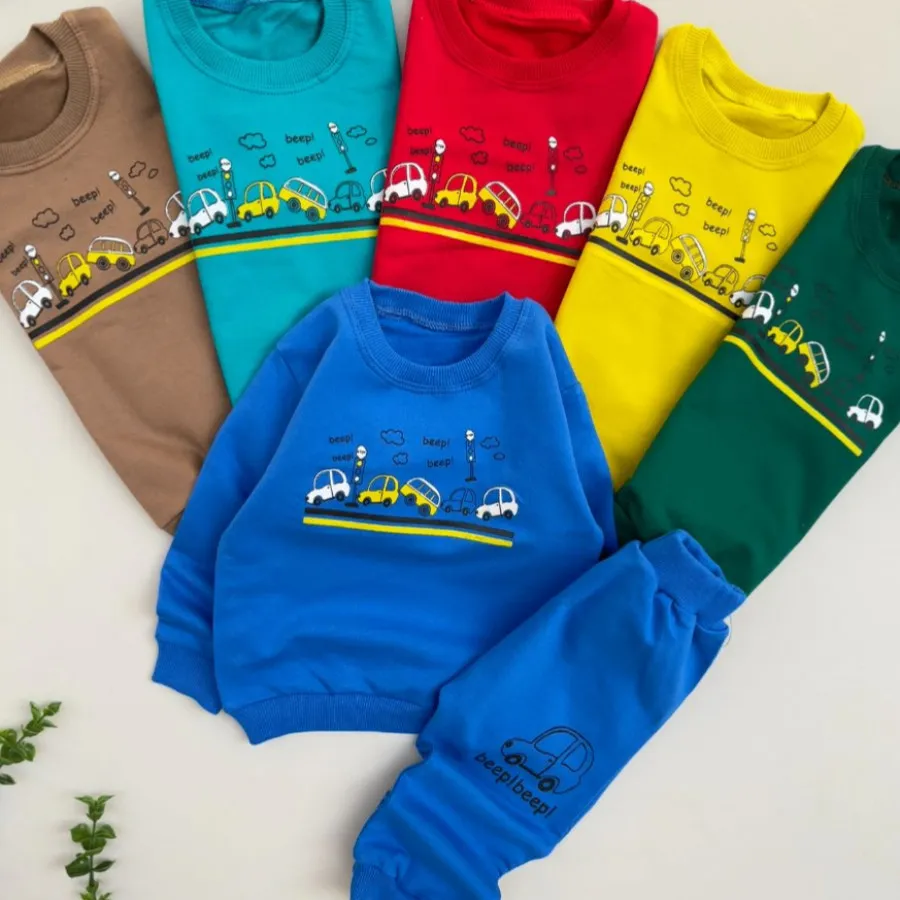 بلوز شلوار پسرانه ماشین