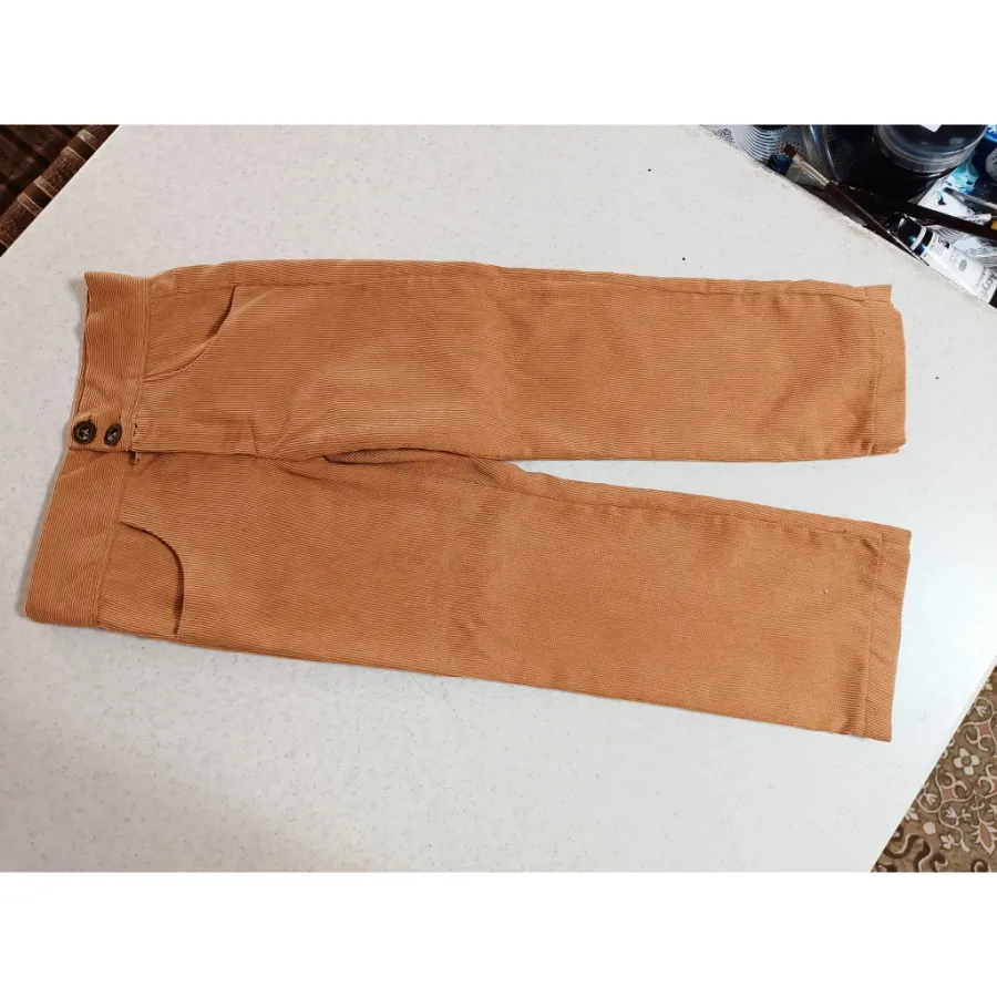 شلوار مخمل کبریتی بچگانه