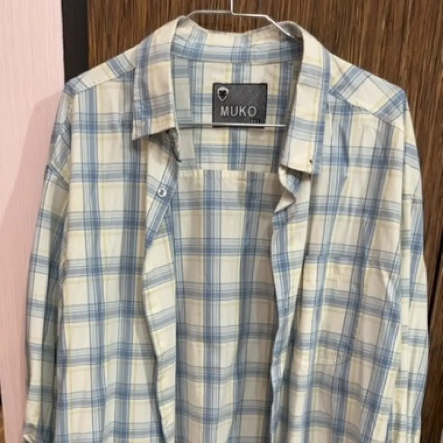 پیراهن اورسایز چهارخونه