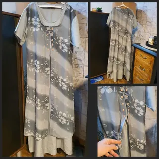 پیراهن بلند با رویه حریر