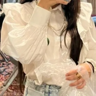 شومیز سفید ترک