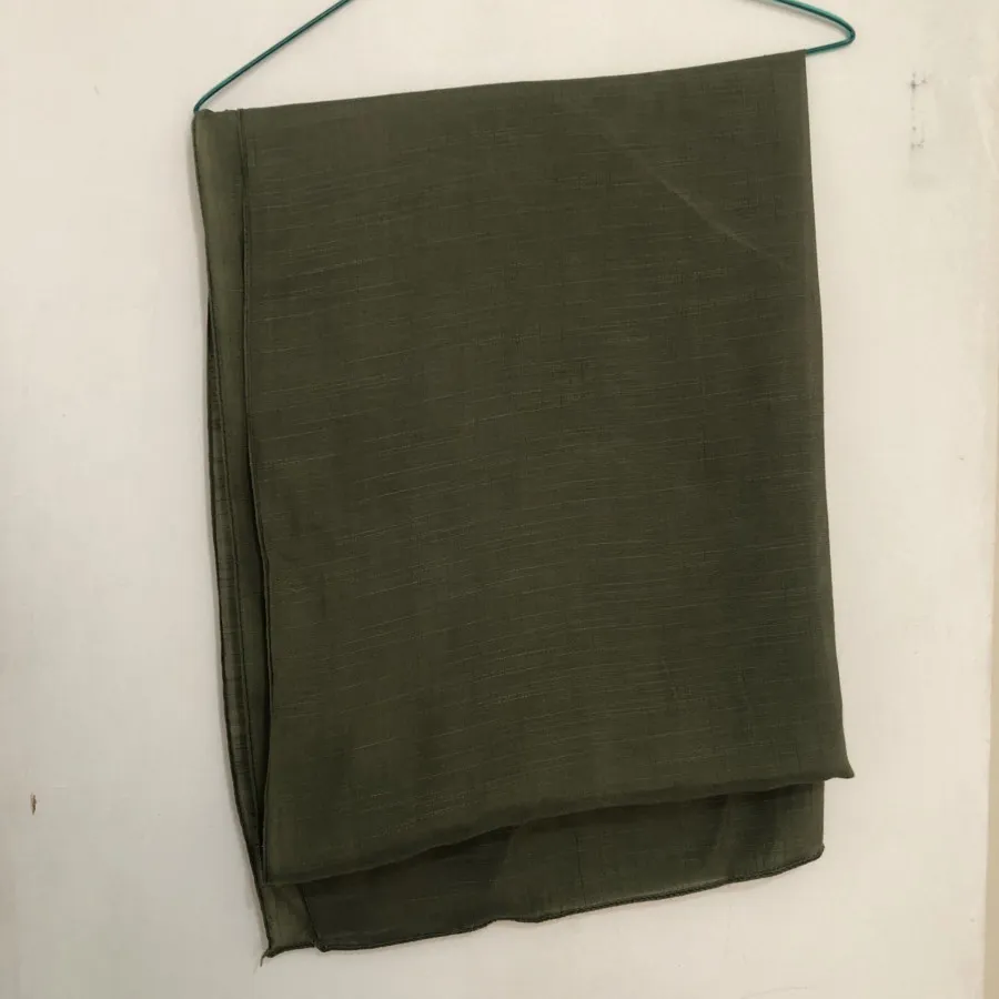 شال نخی سبز یشمی