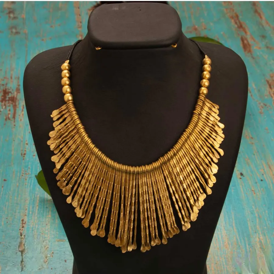 گردنبند برنجی خارجی