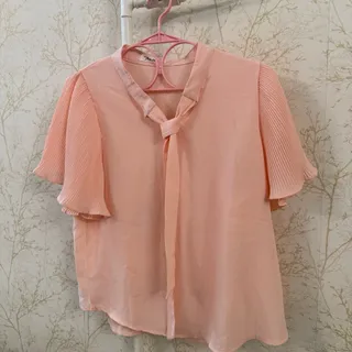 بلیز صورتی کراواتی