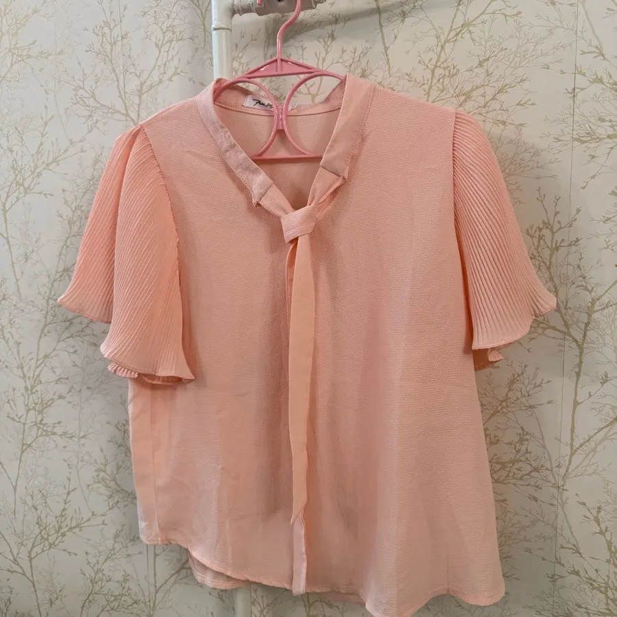 بلیز صورتی کراواتی