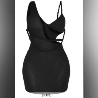 لباس تنگ مشکی از تور مش