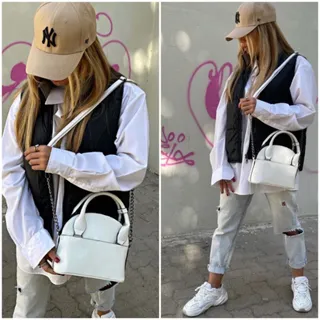 کیف سفید ارسال رایگان