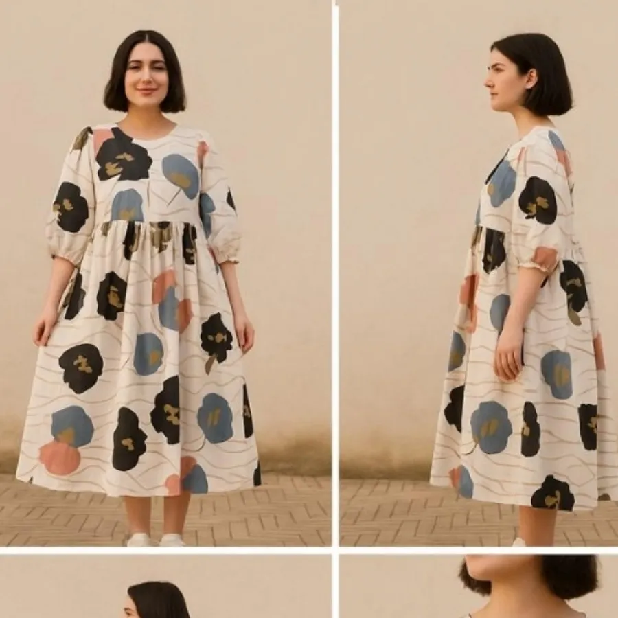 پیراهن طرح پاییز ?