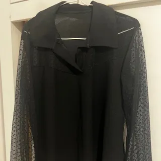 لباس مشکی بالا توری