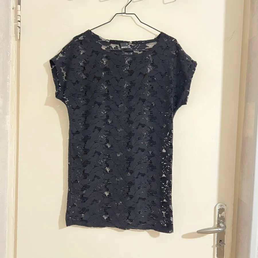 تاپ طرح گیپور مشکی