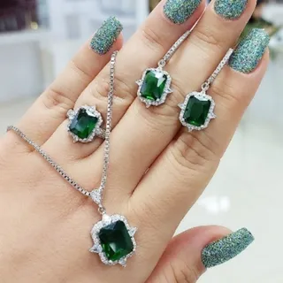 نیم ست نقره