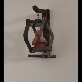 لوستر چوبی دیواری