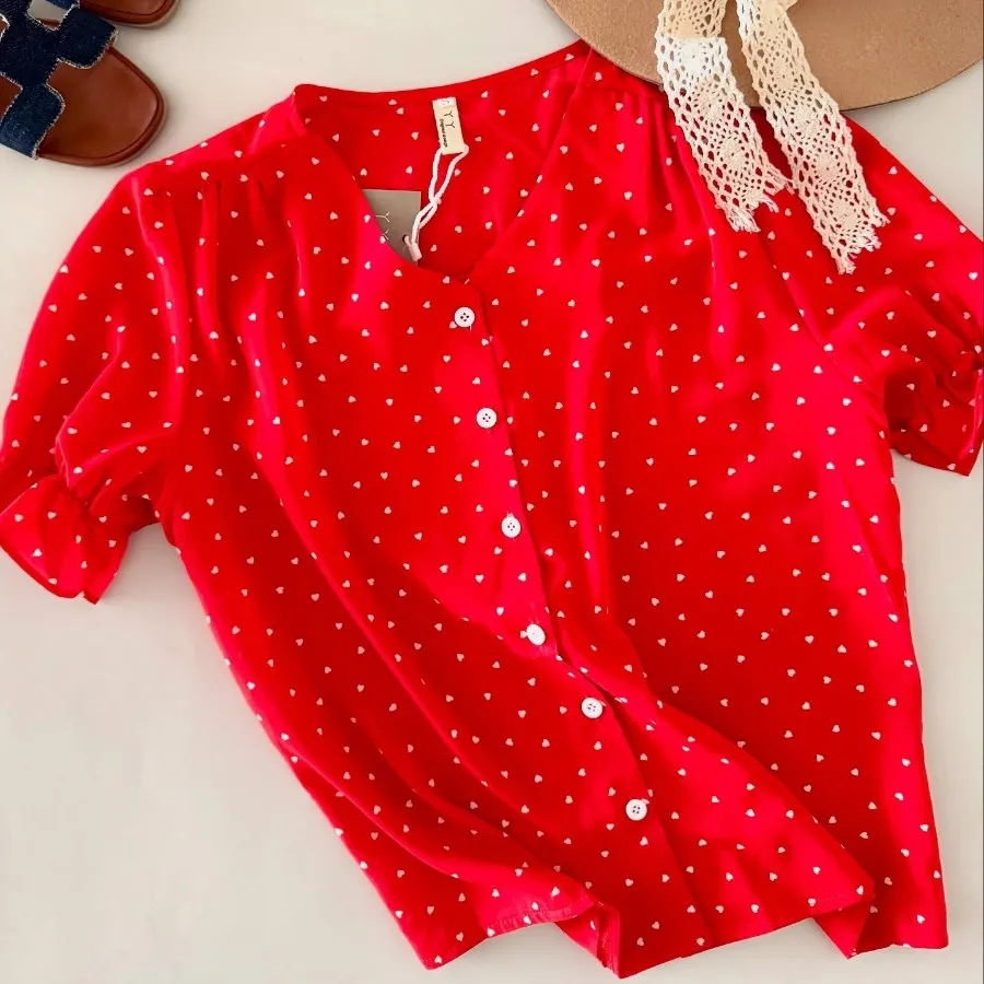 شومیز استین کوتاه