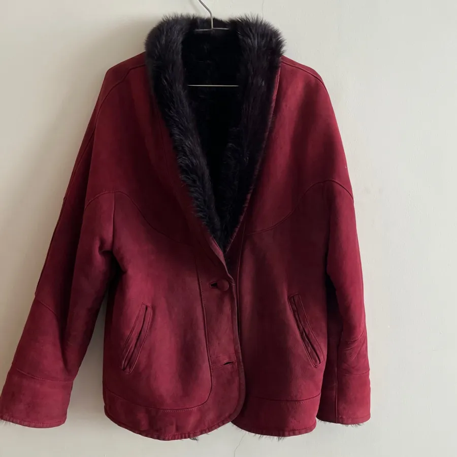 کت بوفالو زرشکی