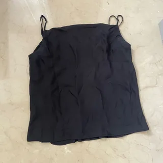 تاپ ساتن مشکی