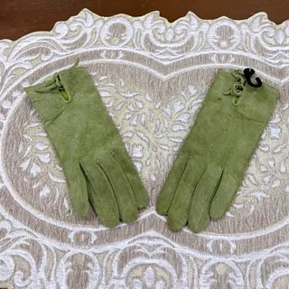 دستکش جیر چرم