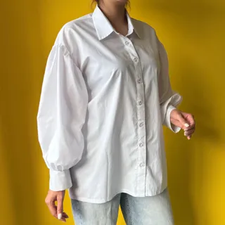 شومیز آستین پفی