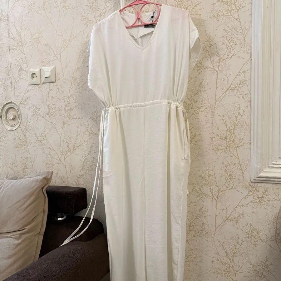 لباس سرهمی سفید