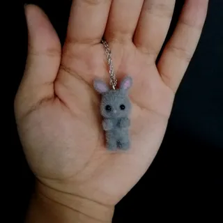 گردنبند خرگوش مخملی